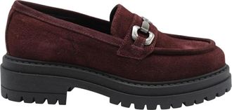 Nero Giardini Batavia Mocassin - Dames - Loafers - Rood - 39 EU - Schoenen