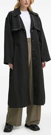 Bruuns Bazaar Cappotto con cintura - Nero