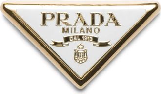 Prada Fermaglio con logo - Oro
