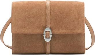 Coccinelle Borsa a tracolla Dorian in pelle scamosciata - Toni neutri