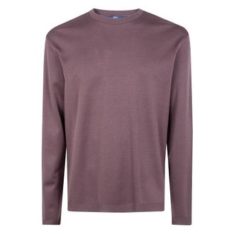 Herno Tops, Heren, Bruin, L, Long Sleeve Tops