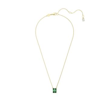 Swarovski Dames sieraden hanger Groen Stilla 5677141 - Dames - Kettingen - Geel - ONE Size - Accessoires