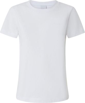 Pinko logo-embroidered T-shirt - White