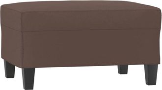 vidaXL Reposapi&eacute;s De Cuero Sint&eacute;tico Marr&oacute;n 70x55x41 Cm Vidaxl