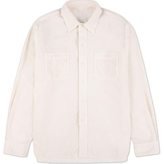 Fortela Work Corduroy Shirt in Off White at Nordstrom, Size Xx-Large