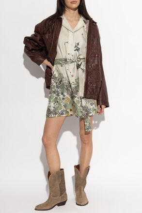 Munthe Silk Dress Ratana, Womens, Cream