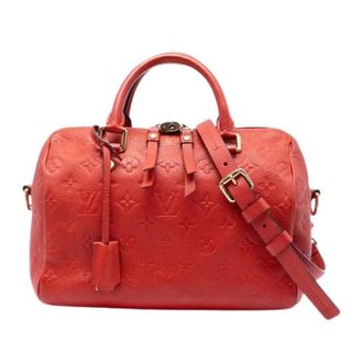 Louis Vuitton Pre-owned Handbags, female, Red, Size: ONE SIZE Pre-owned Speedy Bandouliere 25
