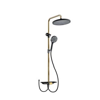 OEM Sistema De Ducha, Columna De Ducha Ajustable, Cabezal De Ducha Tipo Lluvia, Color Dorado