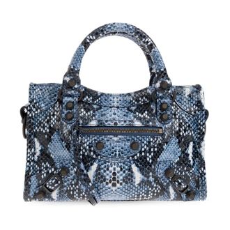 Balenciaga Le City Mini - female - Balenciaga - Handbags - Blue - ONE SIZE - Bags