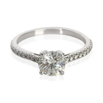 Tiffany & Co. Pre-Owned Tiffany & Co. 0.91 ct Round Brilliant Diamond Novo Engagement Ring