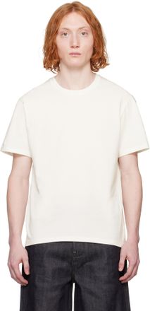 【関税・送料込み】Jil Sander WHITE COTTON T-SHIRT JIL SANDER Size XL White Cotton Crew-Neck T-shirt – Sui