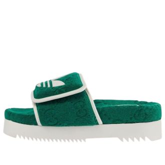 adidas (WMNS) adidas x Gucci GG Platform Sandal Green 702398-UU010-3171