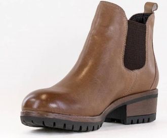 Salvia Womens Cassy Boots In Mink Calf Leather