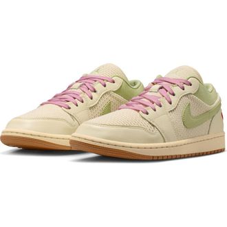 Nike Jordan Air Jordan 1 Low SE Basketball Sneaker in 100 Sail/icdcmn at Nordstrom, Size 10.5