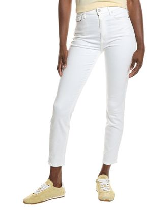 7 For All Mankind The High-Waist White Ankle Skinny Jean
