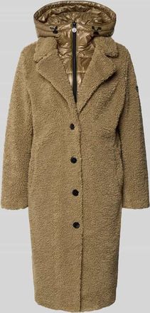 Frieda & Freddies Mantel mit Steppeinsatz Modell GINE2 in Khaki, Größe 34