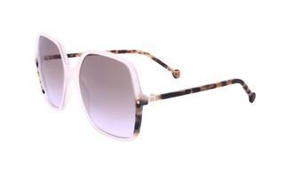 Carolina Herrera HER 0244/S 0SZJ QR Ivory/Brown Violet Doubleshade