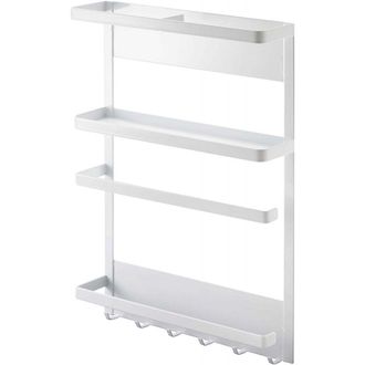 Yamazaki Tableware Tower Almacenamiento De Cocina Magn&eacute;tico Blanco