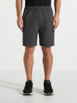 Mani&egrave;re De Voir Dimitri Technical Cargo Shorts in Grey at Nordstrom, Size X-Large