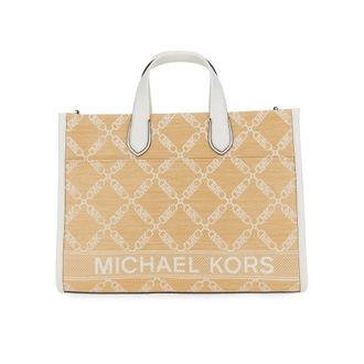 Michael Kors Tote Bags, female, Beige, Size: ONE SIZE LG Grab Tote
