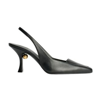 By Malene Birger Micho Leren Slingbacks - Dames - Schoenen - Zwart - Maat: 38 EU Leer
