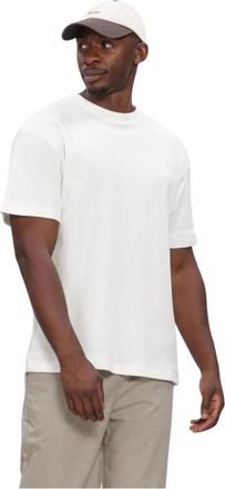 New Amsterdam Surf Association Logo Tee Waffle - Heren - T-shirts - Wit - M - Katoen - Tops