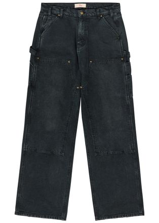 Cherry Los Angeles Panelled Wide-leg Jeans - Black - 36 (W36 / XL)