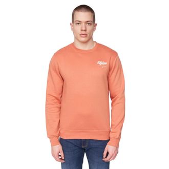 Henleys Heren Scripthen Crew Neck Sweatshirt (Baksteen Rood)
