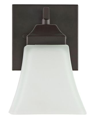 Jonathan Y Designs Jonathan Y Staunton 5In 1-Light Iron/Glass Modern Cottage Led Vanity Light