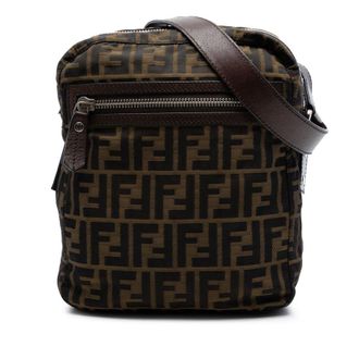 Fendi Pre-owned Fendi Zucca Canvas Crossbody Unisex 3E752BP4M56VDJRJ