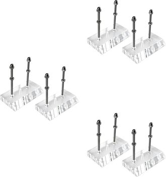 OEM Juego De 6 Soportes Para Patinetas, Estante De Pared Tipo Puente Para Exhibir Y Guardar Patinetas
