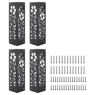 OEM Soporte De Esquina Para Bancal Elevado De Jard&iacute;n, 4/8 Piezas, - 4 Piezas