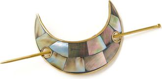 Matr Boomie Chandra Crescent Moon Hair Pin with Stick in Mother Of Pearl at Nordstrom