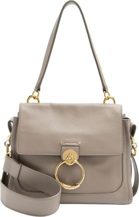 Chlo&eacute; Brown Calfskin Tess Day Small Shoulder Bag (Authentic Pre-Loved)