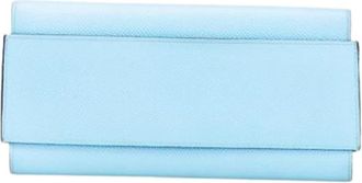 Hermès Pre-owned Wallets, female, Blue, Size: ONE SIZE Pre-owned Leather wallets