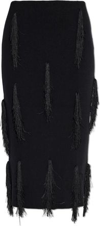 Iro Rok Firia - Dames - Midirokken - Zwart - XS - Katoen - Rokken