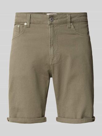 Jack & Jones Jack & Jones Jeansshorts mit Umschlag und Eingrifftaschen Modell RICK ALLEN in Oliv, Gr&ouml;&szlig;e XXL