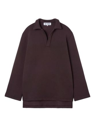 Sunnei organic-cotton top - Bruin