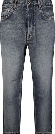 Off-white Half Arrow Tapered Cotton Jeans