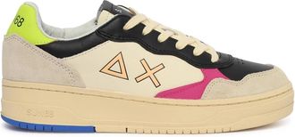 Sun 68 Kleurrijke Vieze Witte Sneakers - Heren - Sneakers - Veelkleurig - 41 EU - Schoenen