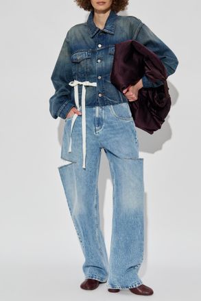 Maison Margiela Denim Jacket, Womens, Blue