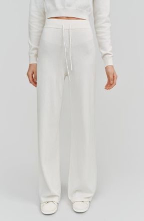 Kathryn McCarron Alex Drawstring Pants in White at Nordstrom, Size X-Small