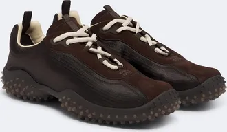 Miu Miu Bubble suede-trimmed sneakers
