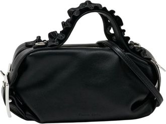 Simone Rocha Biker Frill Belt Bag - Dames - Handtassen - Zwart - ONE Size - Katoen - Tassen