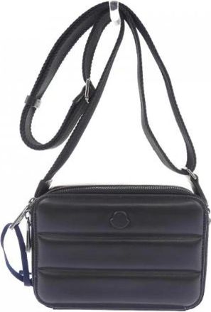 Moncler Tweedehands leren schoudertassen - Dames - Vintage Schoudertas - Zwart - ONE Size - Vintage