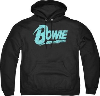 Gildan David Bowie Logo Adult Pull Over Hoodie