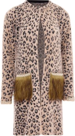 Faina Vest Dames roze zwart