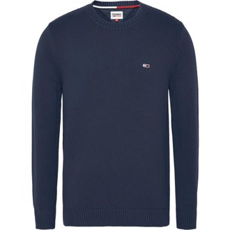 Tommy Jeans Heren, Truien, Blauw, Maat: XS Katoen