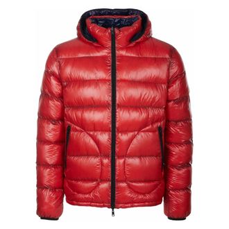 Herno Omkeerbaar gewatteerd jack - Heren - Jassen - Rood - Maat: XL Zijde