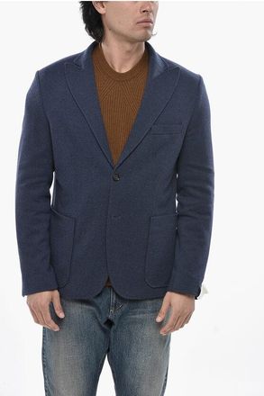 Paolo Pecora Unlined 2-Button Blazer with Notch Lapel size 46